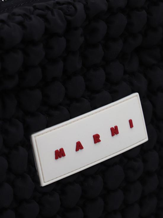 25FW 마르니 토트백 SHMQ0101U0P85620 0N99 Black - MARNI