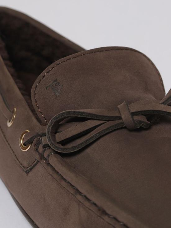 25FW 토즈 곰마 시어링퍼 스웨이드 모카신 XXW10L0JR20UFQ 9999 Brown - TODS