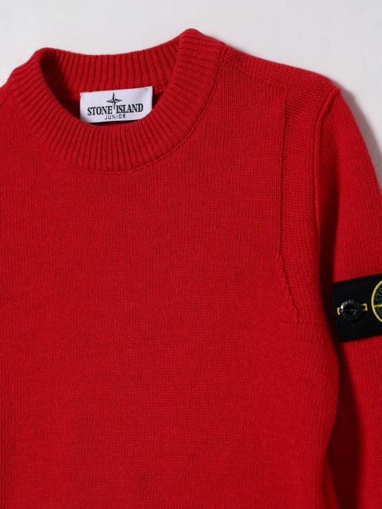 25FW [키즈] 스톤 아일랜드 풀오버 5100002S00M1 V0036 Red - STONE ISLAND