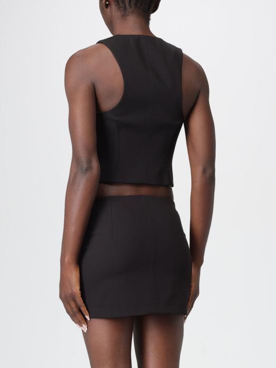 25FW 파트리지아페페 베스트 2C1652A498 K103 Black - PATRIZIA PEPE