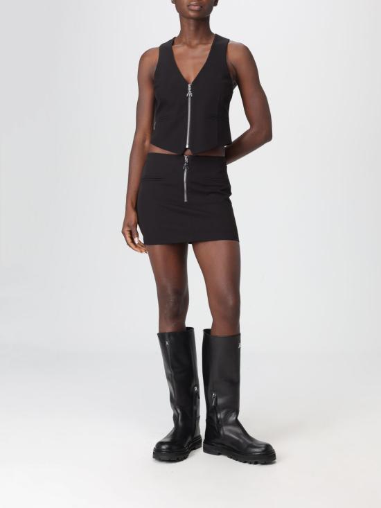 25FW 파트리지아페페 숏 스커트 2G1047A498 K103 Black - PATRIZIA PEPE