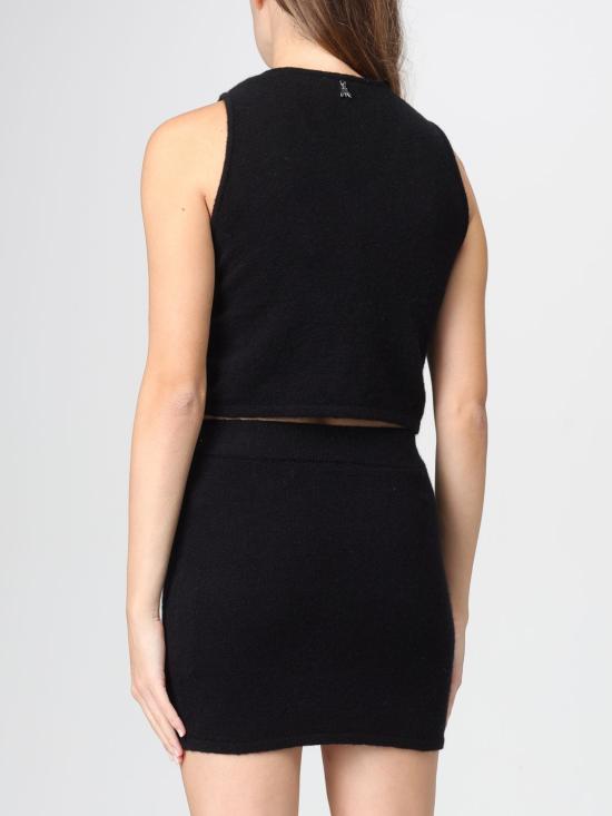 25FW 파트리지아페페 베스트 2K0324K293 K103 Black - PATRIZIA PEPE