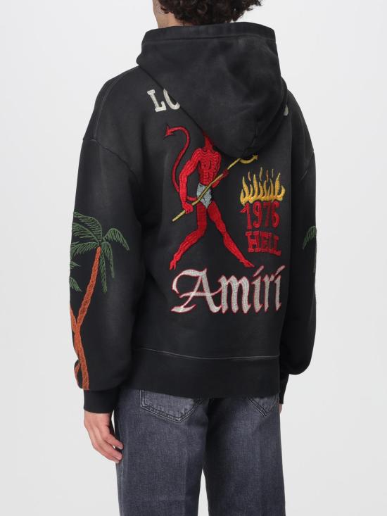 25FW 아미리 긴팔 티셔츠 AMJYHD1122 Black - AMIRI