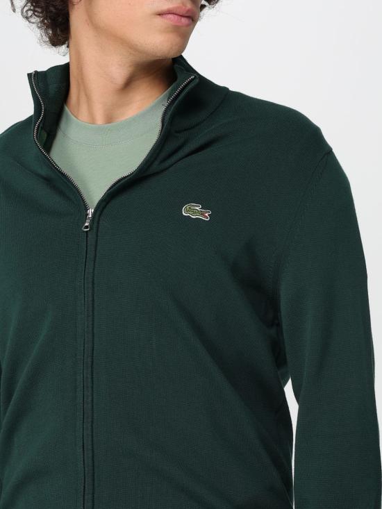 25FW 라코스테 스웨터 AH1957 YZP Green - LACOSTE