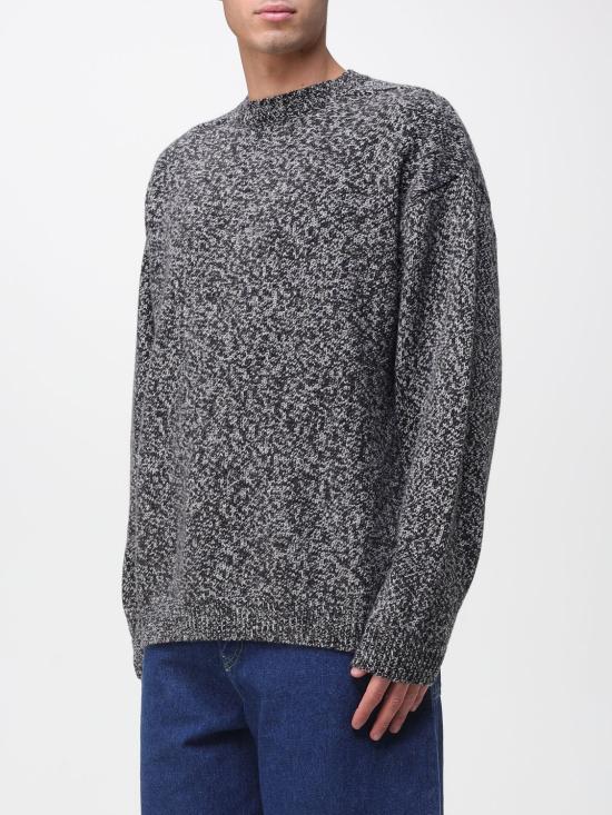 25FW 스튜디오 니콜슨 스웨터 HEMYLSNM377 NAVYMOULINE Grey - STUDIO NICHOLSON