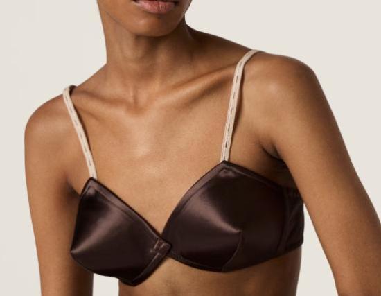 25FW 미우미우 브라 RG9504SOOO18BE F0324 CACAO - MIU MIU