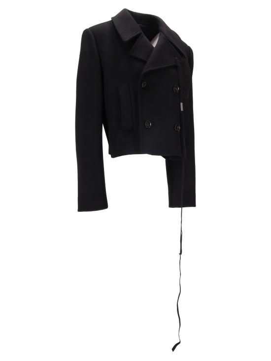 26FW 앤 드뮐미스터 자켓 B0013590FA674 099 BLACK - ANN DEMEULEMEESTER