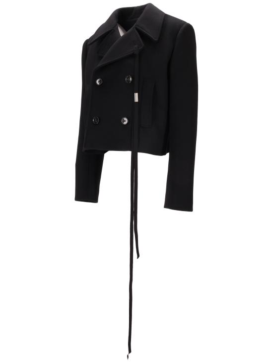 26FW 앤 드뮐미스터 자켓 B0013590FA674 099 BLACK - ANN DEMEULEMEESTER