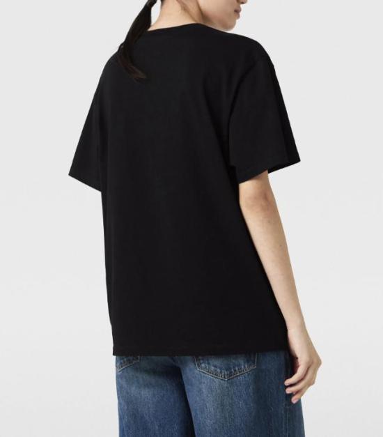 25FW 스텔라 맥카트니 반팔 티셔츠 6J01583SQA13 1000 BLACK - STELLA MCCARTNEY