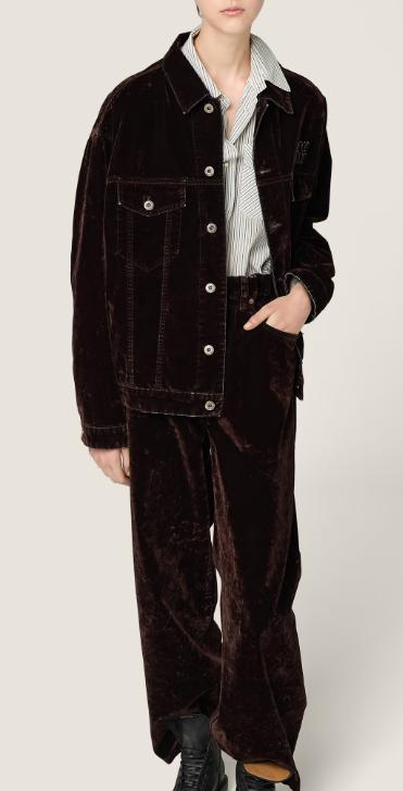 25FW 미우미우 자켓 ML1063SOOO157Y F0027 MARRONE - MIU MIU