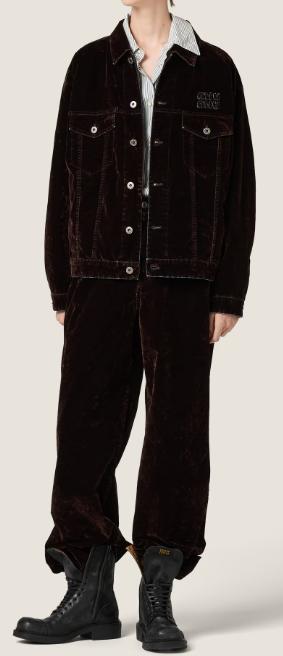 25FW 미우미우 자켓 ML1063SOOO157Y F0027 MARRONE