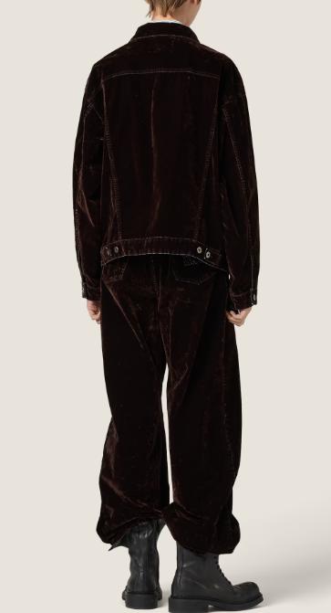 25FW 미우미우 자켓 ML1063SOOO157Y F0027 MARRONE - MIU MIU