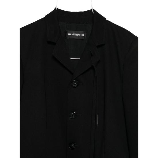 25FW 앤 드뮐미스터 자켓 B0013585FA696 099 BLACK - ANN DEMEULEMEESTER