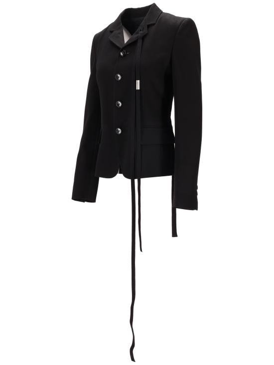 26FW 앤 드뮐미스터 자켓 B0013585FA696 099 BLACK - ANN DEMEULEMEESTER