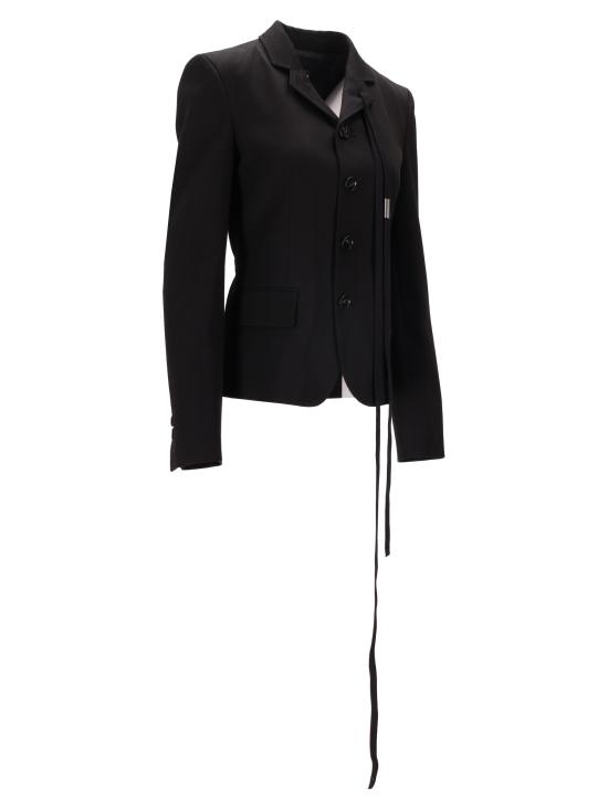 26FW 앤 드뮐미스터 자켓 B0013585FA696 099 BLACK - ANN DEMEULEMEESTER
