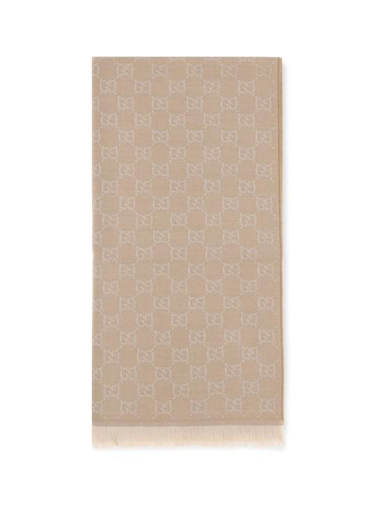 26FW 구찌 GG 울 스카프 8485073G200 9878 BEIGE