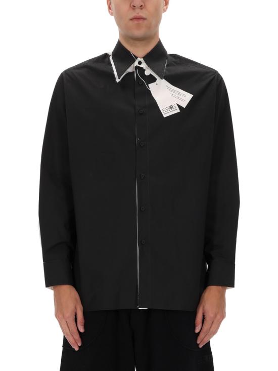 25FW MM6 메종마르지엘라 긴팔 셔츠 SH2DT0028 M35256100 WHITE - MM6 MAISON MARGIELA