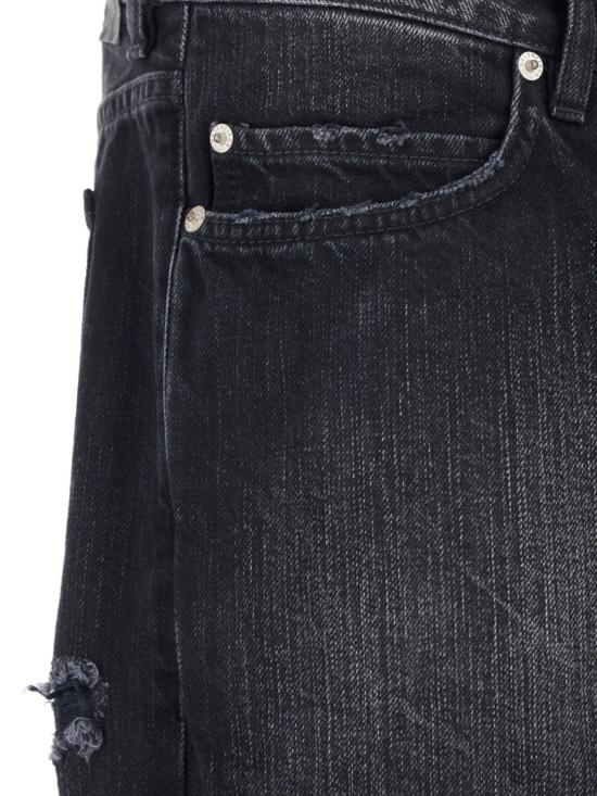 25FW 발렌시아가 데님 팬츠 851352 TTW671037 Black - BALENCIAGA