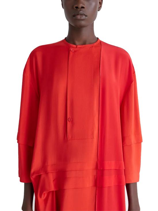 25FW 르메르 미디 원피스 DR1118 LF1472RE351 Red - LEMAIRE