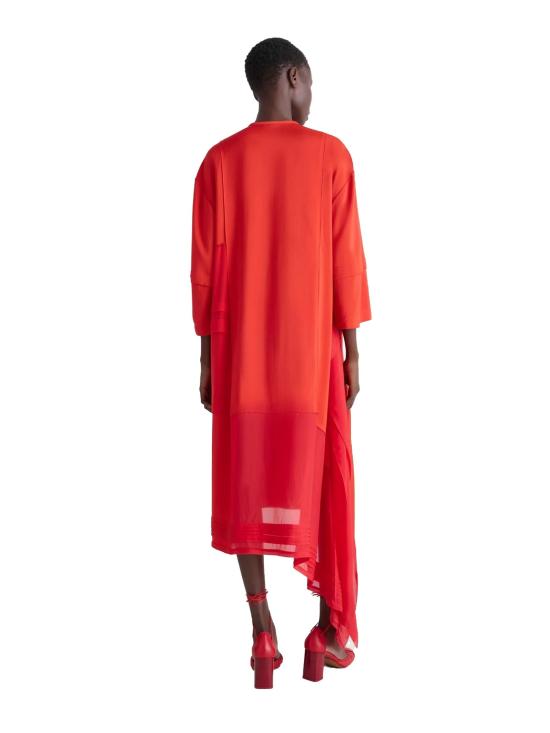 25FW 르메르 미디 원피스 DR1118 LF1472RE351 Red - LEMAIRE