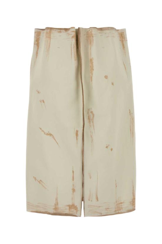 25FW 프라다 미디 스커트 51928SOOO18DD F0009 Beige o Tan - PRADA