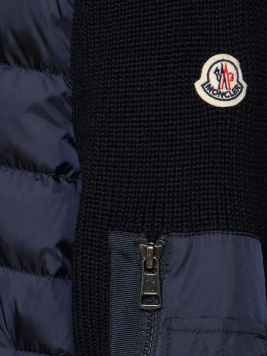 25FW 몽클레어 가디건 K20919B50800 A9340777 Blue - MONCLER