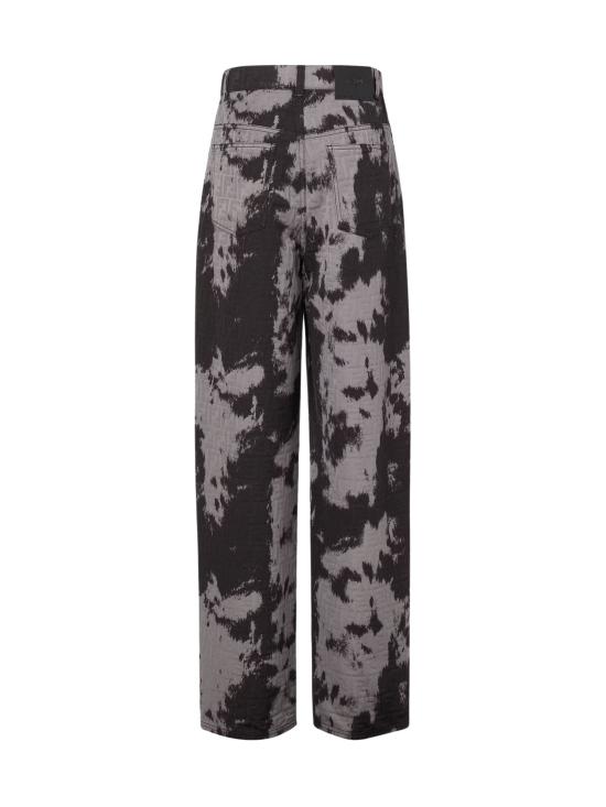 25FW 펜디 스트레이트 팬츠 FLP833 AVF5F0GME Black - FENDI