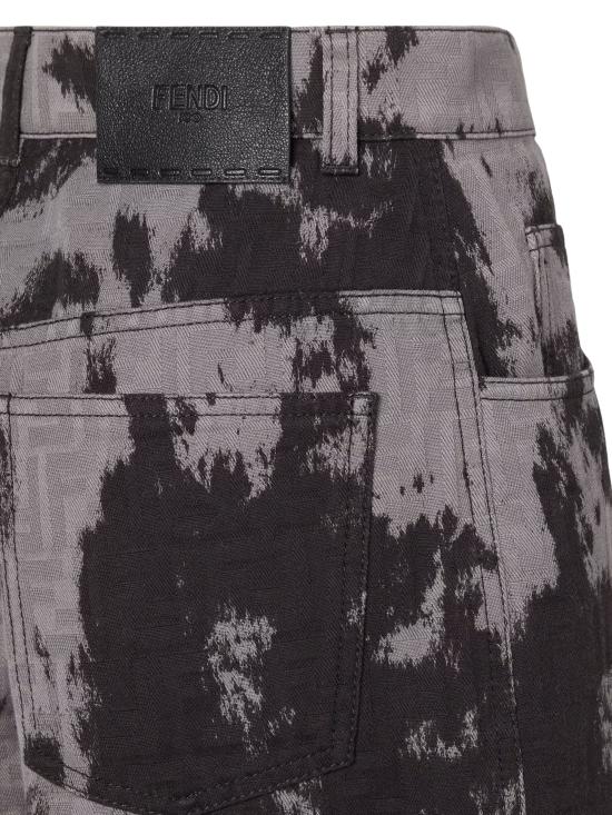 25FW 펜디 스트레이트 팬츠 FLP833 AVF5F0GME Black - FENDI