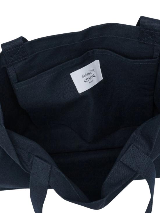 25FW 메종키츠네 드레스드 폭스 토트백  PW05107WW9042 0413 Blue - MAISON KITSUNE