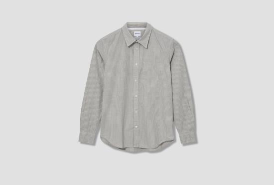 25FW 노스프로젝트 긴팔 셔츠 알고트 팝린 체크  N40-0846 베이지