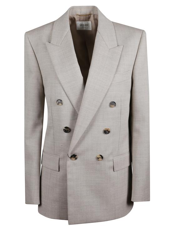 25FW 생로랑 수트 자켓 843367 Y5K172148 Grey