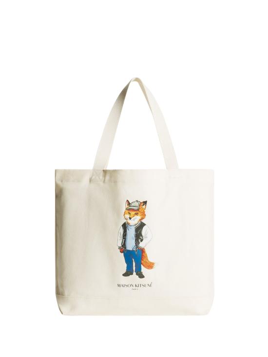 25FW 메종키츠네 드레스드 폭스 토트백 PM05107WW9042 P700 Beige