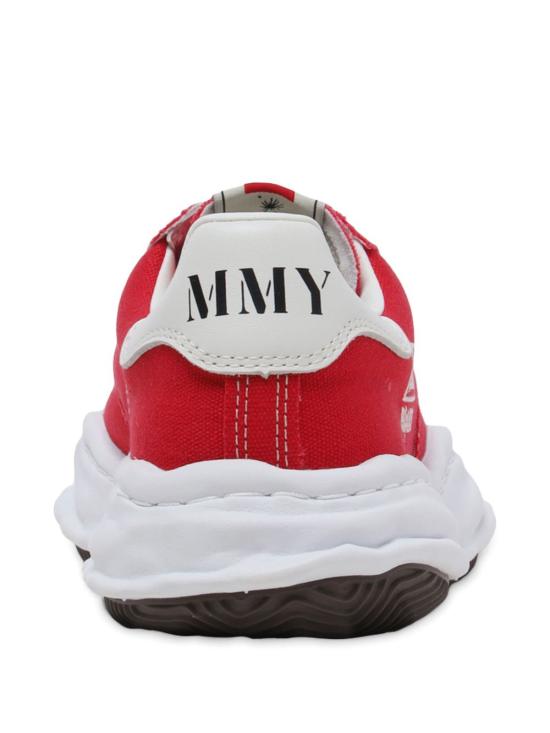 25FW 메종 미하라 야스히로 블레이키 OG 솔 캔버스 로우탑 스니커즈 A08FW735 RED - MAISON MIHARA YASUHIRO