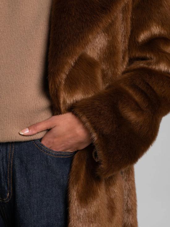 25FW 더프랭키샵 코트 JONI COFS285DARKCAMEL Brown - THE FRANKIE SHOP