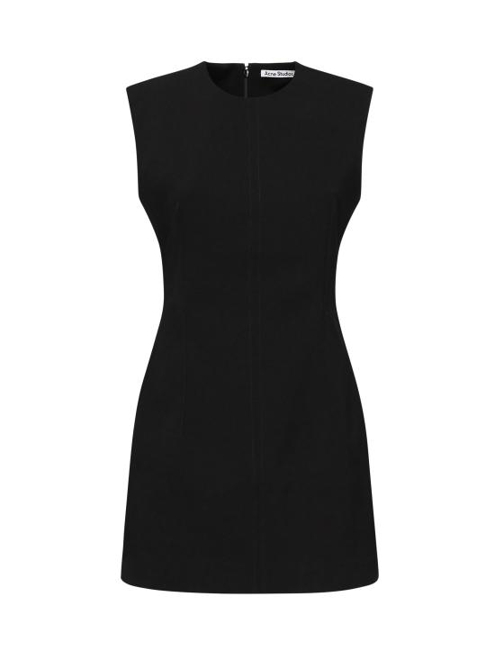 25SS 아크네 스튜디오 미디 원피스 A20774 900 Black - ACNE STUDIOS
