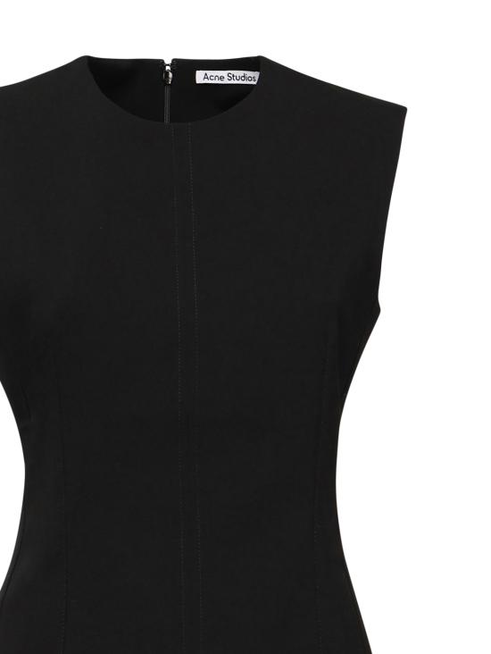 25SS 아크네 스튜디오 미디 원피스 A20774 900 Black - ACNE STUDIOS