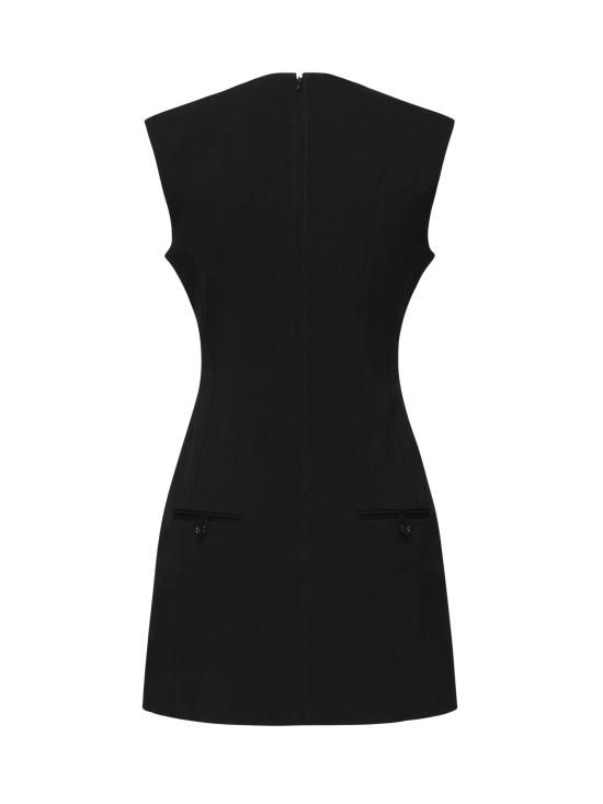 25SS 아크네 스튜디오 미디 원피스 A20774 900 Black - ACNE STUDIOS