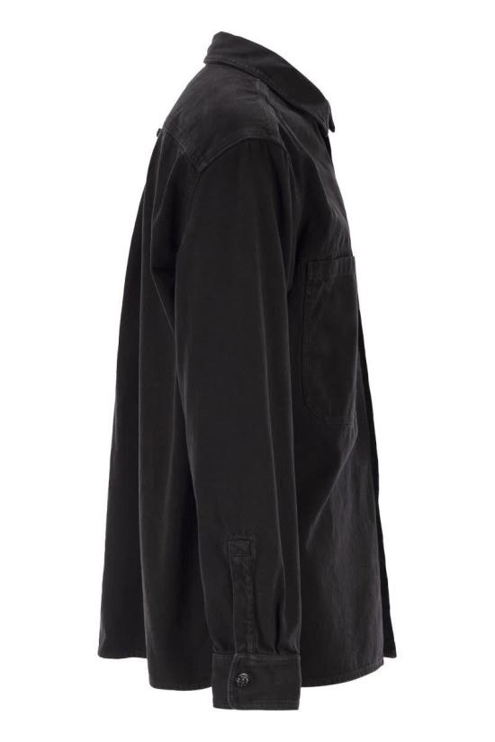 25FW 스톤 아일랜드 긴팔 셔츠 K2S151200025S0184 V0129 Black - STONE ISLAND