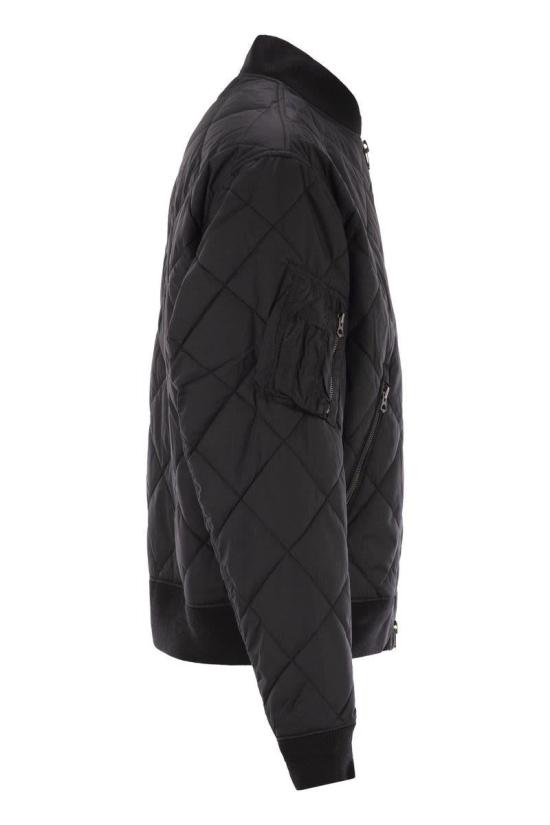 25FW 폴로 랄프로렌 다이아몬드 퀼팅 봄버 재킷 710968144 001 Black - POLO RALPH LAUREN