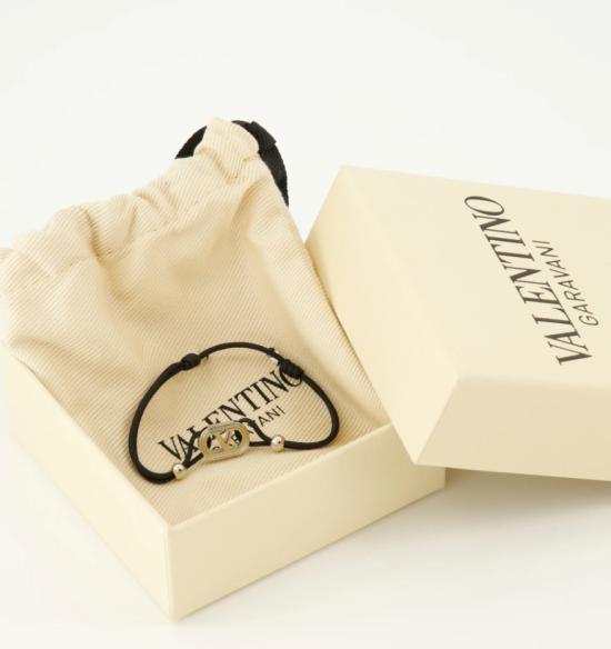 25FW 발렌티노 가라바니 브레이슬릿 7Y0J0BC3 KAZ0NO Black - VALENTINO GARAVANI