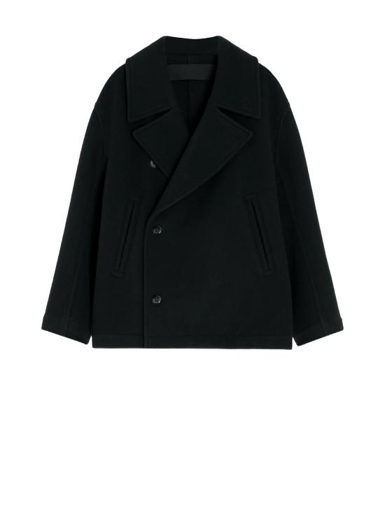 25FW 르메르 박시 피코트 CO1131 LF1116BK999 Black