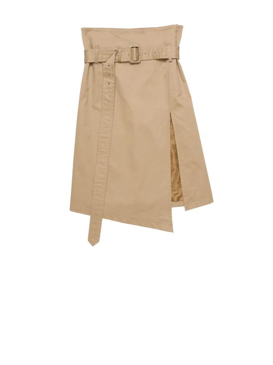 25FW 아크네 스튜디오 미디 스커트 AF0557 DGY MUD BEIGE