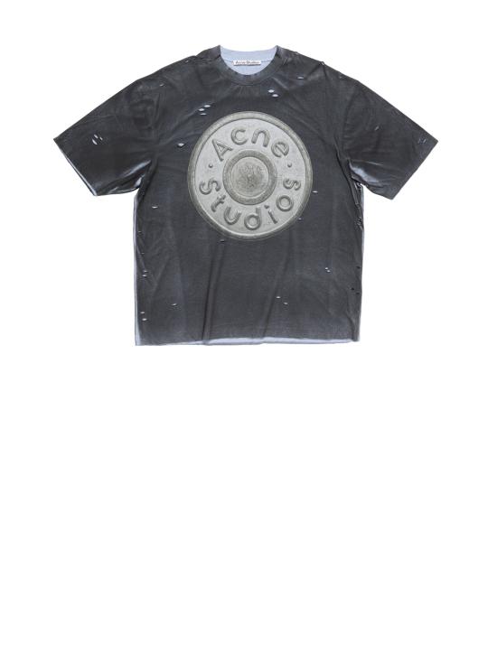 25FW 아크네 스튜디오 반팔 티셔츠 CL0362 900 Black