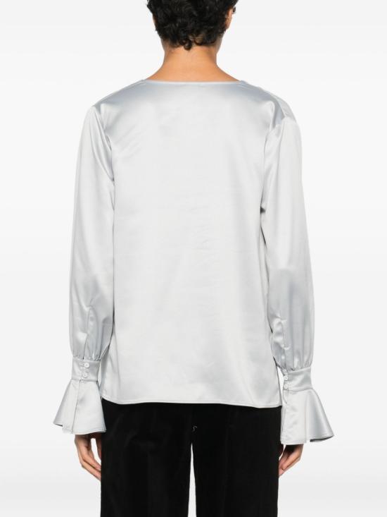 25FW 핑코 블라우스 FILIPA105961 A2YMII2 Grey - PINKO