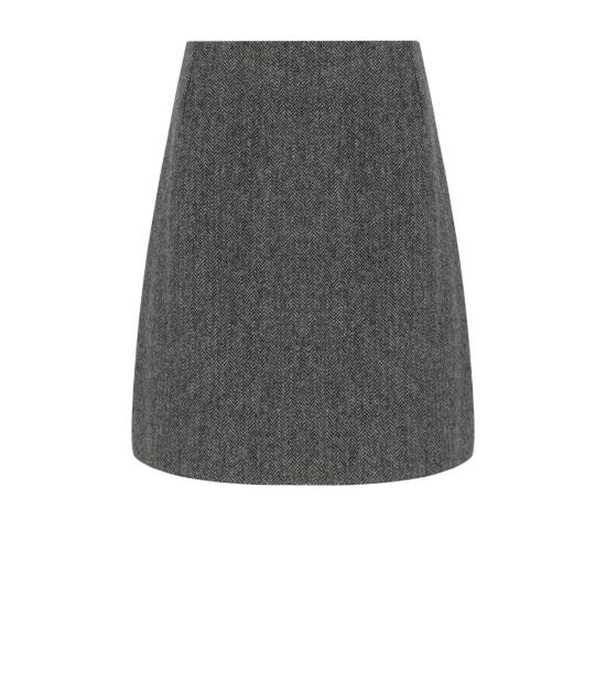 25FW 위켄드막스마라 숏 스커트 2525106022600 001 40 Grey