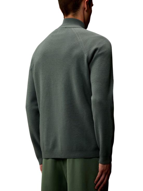 25FW 씨피 컴퍼니 가디건 19CLKN028A 110427A619 Green - C.P. COMPANY