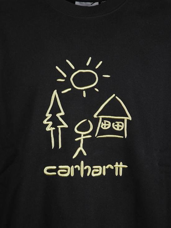 25FW 칼하트 WIP 긴팔 티셔츠 I035199 33NXX Black - CARHARTT WIP