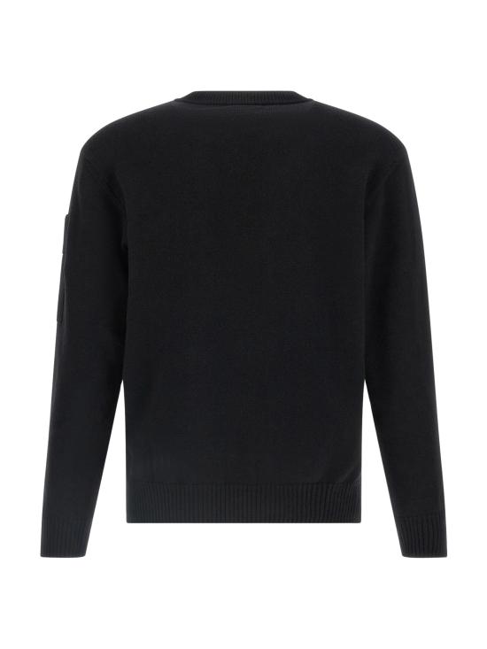 25FW 씨피 컴퍼니 스웨터 19CLKN060A 110427A999 Black - C.P. COMPANY