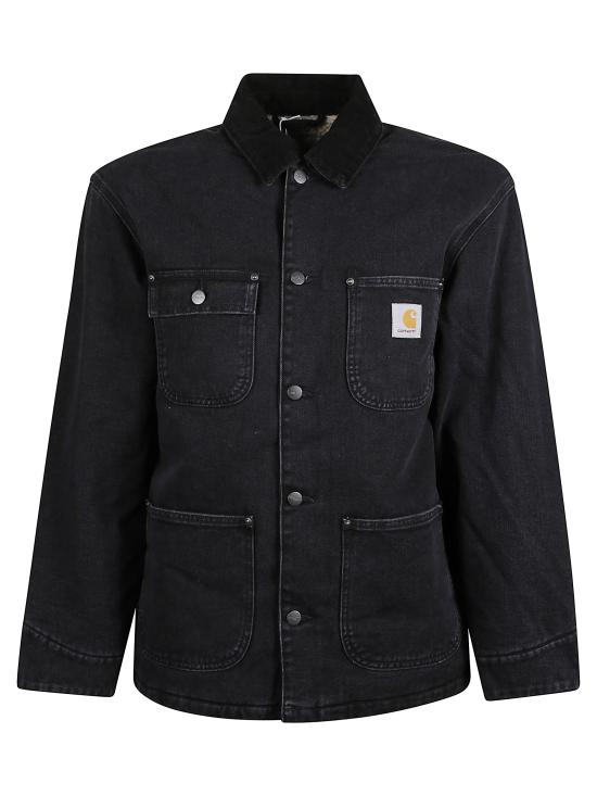 25FW 칼하트 WIP 데님 자켓 I035877 00E06 Black