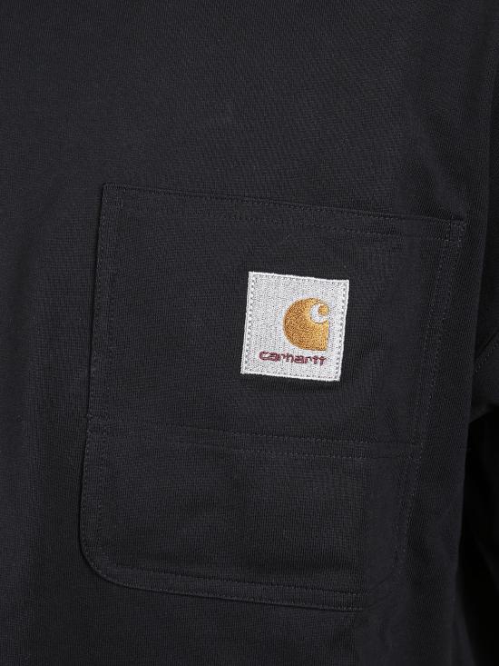 25FW 칼하트 WIP 반팔 티셔츠 I035523 89XX Black - CARHARTT WIP